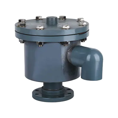What types of fluids or gases are PVC valves suitable for handling?